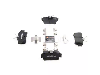 Magma Brakes Premium Ceramic Brake Pads; Rear Pair (99-04 Mustang Cobra, Bullitt, Mach 1)
