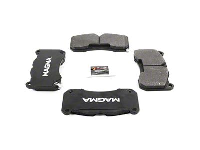 Magma Brakes Premium Semi-Metallic Brake Pads; Front Pair (13-14 Mustang GT500)