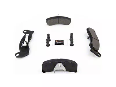 Magma Brakes Premium Semi-Metallic Brake Pads; Front Pair (84-86 Mustang SVO; 87-93 5.0L Mustang)