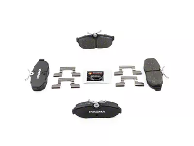 Magma Brakes Premium Semi-Metallic Brake Pads; Rear Pair (05-10 Mustang GT, V6)