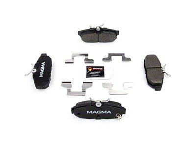 Magma Brakes Premium Semi-Metallic Brake Pads; Rear Pair (07-12 Mustang GT500)