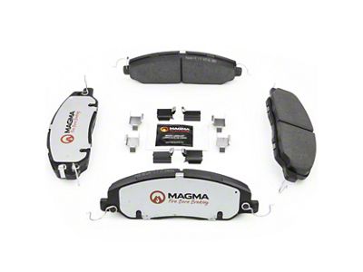 Magma Brakes Pro-Series Ceramic Brake Pads; Front Pair (11-14 Mustang GT w/o Performance Pack)