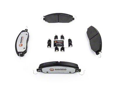 Magma Brakes Pro-Series Ceramic Brake Pads; Front Pair (11-14 Mustang V6)