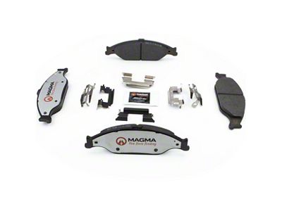 Magma Brakes Pro-Series Ceramic Brake Pads; Front Pair (99-04 Mustang GT, V6)