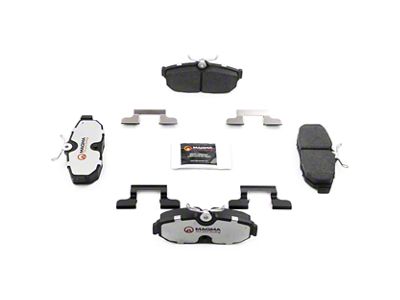 Magma Brakes Pro-Series Ceramic Brake Pads; Rear Pair (05-10 Mustang GT, V6)