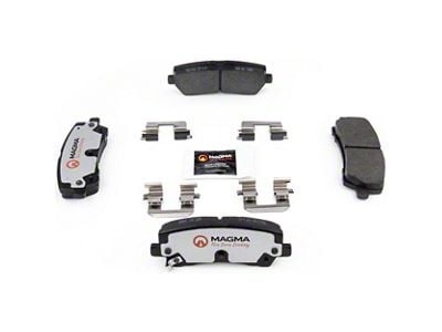 Magma Brakes Pro-Series Ceramic Brake Pads; Rear Pair (15-23 Mustang GT, EcoBoost, V6)