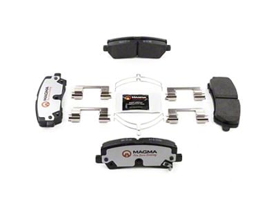 Magma Brakes Pro-Series Ceramic Brake Pads; Rear Pair (15-23 Mustang GT, EcoBoost, V6)