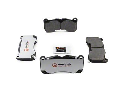 Magma Brakes Pro-Series Semi-Metallic Brake Pads; Front Pair (13-14 Mustang GT500)