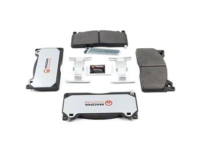 Magma Brakes Pro-Series Semi-Metallic Brake Pads; Front Pair (15-20 Mustang GT350)