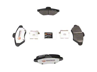 Magma Brakes Pro-Series Semi-Metallic Brake Pads; Front Pair (94-98 Mustang GT, V6)