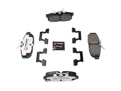 Magma Brakes Pro-Series Semi-Metallic Brake Pads; Rear Pair (07-12 Mustang GT500)