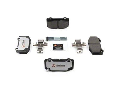 Magma Brakes Pro-Series Semi-Metallic Brake Pads; Rear Pair (15-20 Mustang GT350)