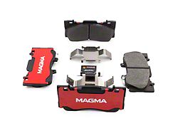 Magma Brakes Severe Duty Semi-Metallic Brake Pads; Front Pair (15-23 Mustang GT w/o Performance Pack, EcoBoost w/ Performance Pack)