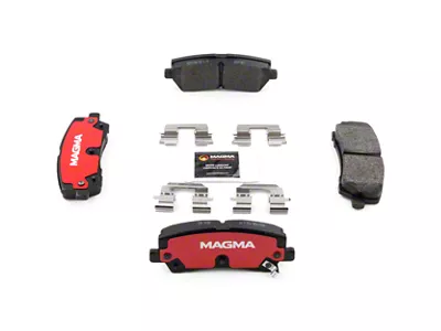 Magma Brakes Severe Duty Semi-Metallic Brake Pads; Rear Pair (15-23 Mustang GT, EcoBoost, V6)