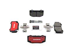 Magma Brakes Severe Duty Semi-Metallic Brake Pads; Rear Pair (15-20 Mustang GT350)