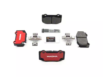 Magma Brakes Severe Duty Semi-Metallic Brake Pads; Rear Pair (15-20 Mustang GT350)