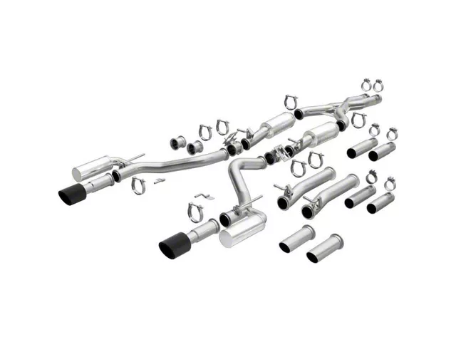 Magnaflow xMOD Series Cat-Back Exhaust System with Carbon Fiber Tips (17-23 5.7L HEMI Charger)