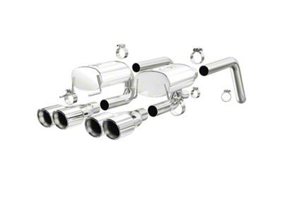 Magnaflow Street Series Axle-Back Exhaust System with Polished Tips (05-07 6.0L Corvette C6)