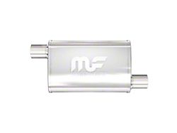 Magnaflow 4x9-Inch Oval Offset/Offset Straight-Through Performance Muffler; 2.50-Inch Inlet/2.50-Inch Outlet (Universal; Some Adaptation May Be Required)