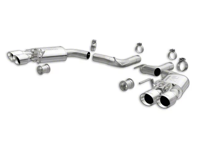 Magnaflow Competition Series Axle-Back Exhaust System with Polished Tips (18-23 Mustang GT w/o Active Exhaust)
