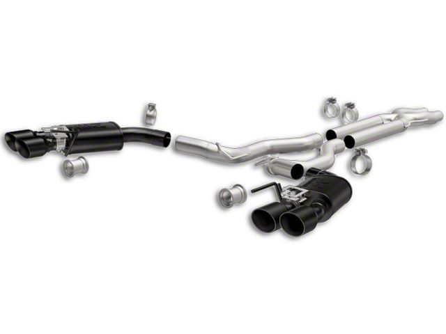 Magnaflow Competition Series Cat-Back Exhaust System with Black Tips (18-23 Mustang GT w/o Active Exhaust)