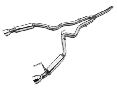 Magnaflow Competition Series Cat-Back Exhaust System with Polished Tips (15-23 Mustang EcoBoost w/o Active Exhaust)