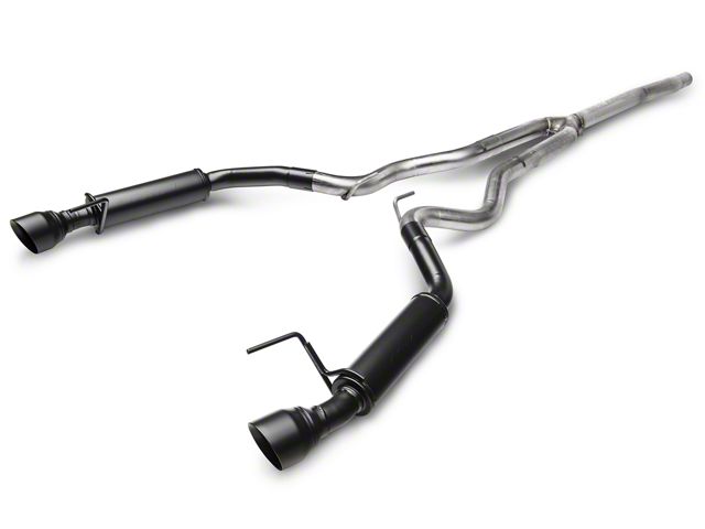 Magnaflow Competition Series Cat-Back Exhaust System with Black Tips (15-23 Mustang EcoBoost w/o Active Exhaust)