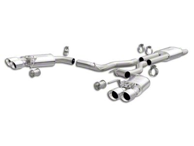 Magnaflow Competition Series Cat-Back Exhaust System with Polished Tips (18-23 Mustang GT w/ Active Exhaust)