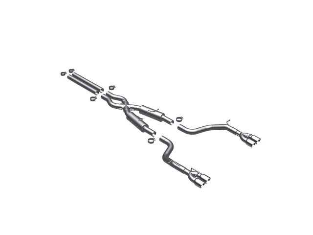 Magnaflow Competition Series Cat-Back Exhaust System with Polished Quad Round Tips (08-10 6.1L HEMI Challenger)