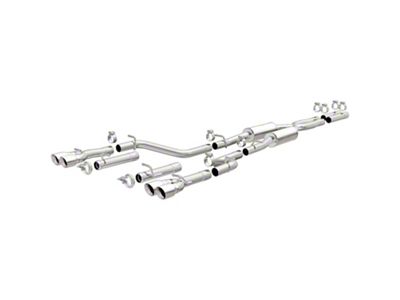 Magnaflow Competition Series Cat-Back Exhaust System with Polished Quad Round Tips (15-16 5.7L HEMI Challenger)