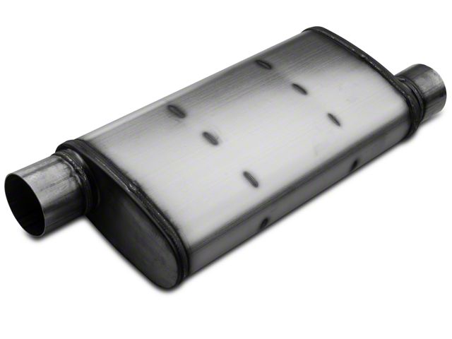 Magnaflow 4x9-Inch Oval Offset/Offset XL Multi-Chamber Performance Muffler; 3-Inch Inlet /3-Inch Outlet (Universal; Some Adaptation May Be Required)