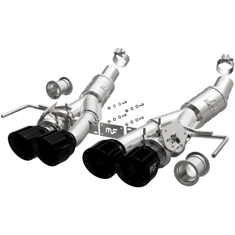 Magnaflow Corvette Neo Series AxleBack Exhaust with Black Chrome Tips