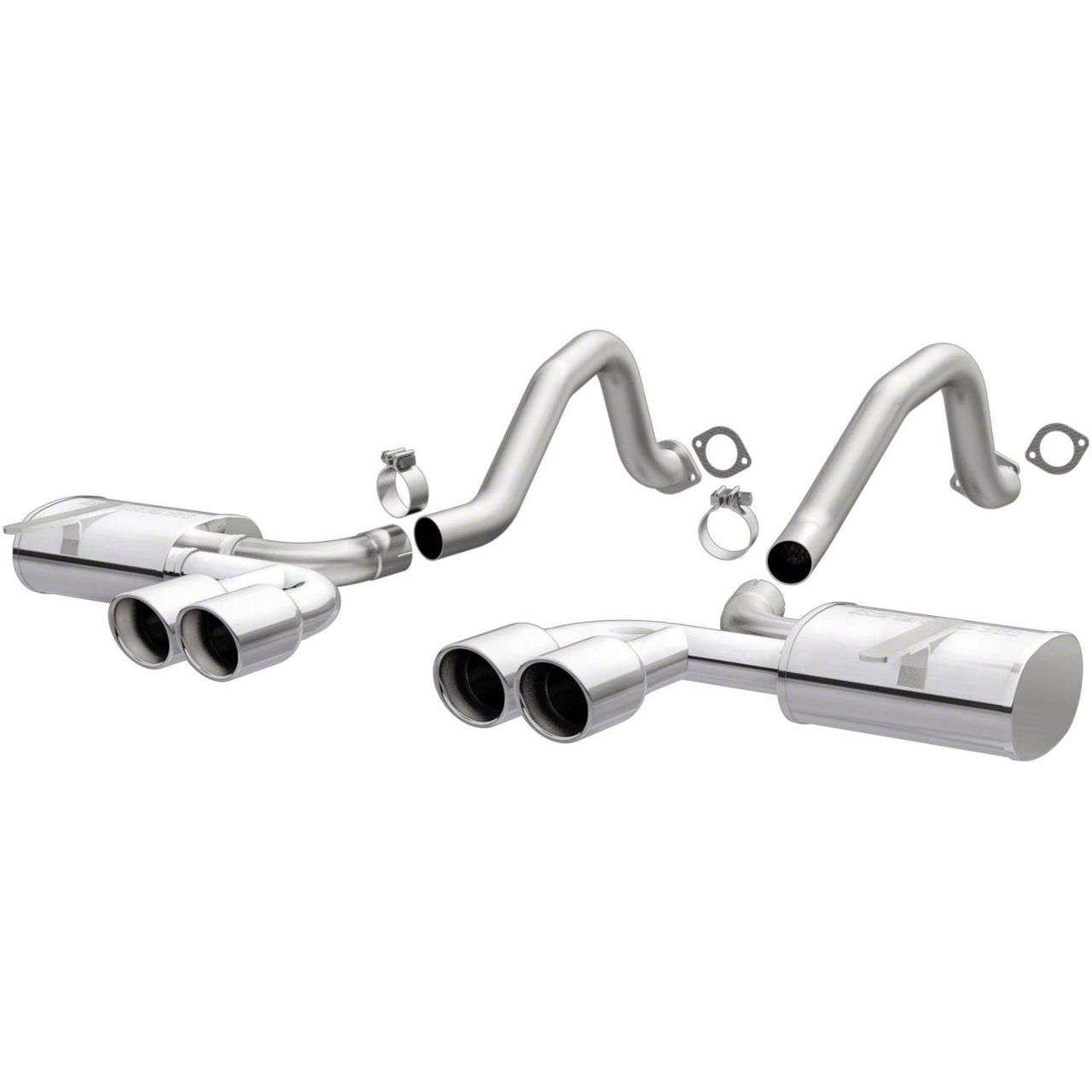 Magnaflow Corvette Street Series AxleBack Exhaust with Polished Tips