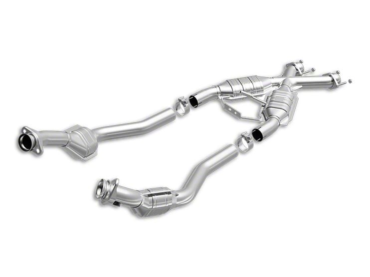 Magnaflow Mustang Direct-Fit Catted X-Pipe; California Grade CARB