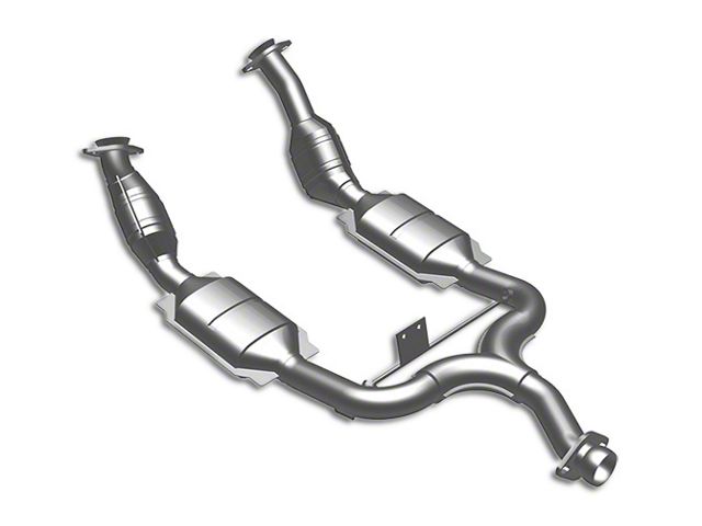 Magnaflow Direct-Fit Catted Y-Pipe; California Grade CARB Compliant (94-95 Mustang V6)