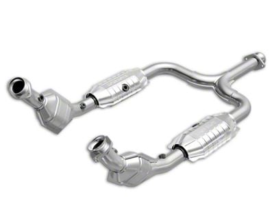 Magnaflow Direct-Fit Catted Y-Pipe; California Grade CARB Compliant (99-04 Mustang V6)