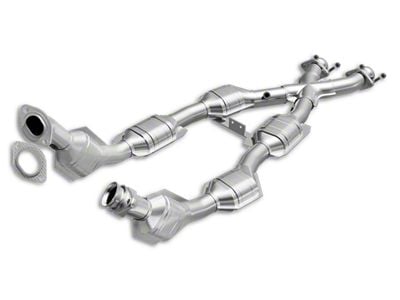 Magnaflow Direct-Fit Catted X-Pipe: HM Grade (96-98 Mustang GT)