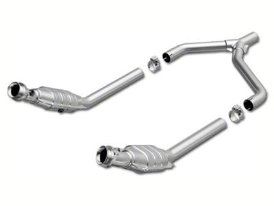 Magnaflow Direct-Fit Catted Y-Pipe: HM Grade (05-09 Mustang V6)