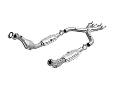 Magnaflow Direct-Fit Catted X-Pipe; OEM Grade (99-04 Mustang GT)
