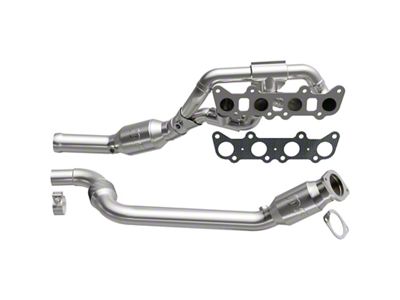 Magnaflow 1-3/4-Inch Direct-Fit Exhaust Manifolds with Catalytic Converters; OEM Grade (15-17 Mustang GT)