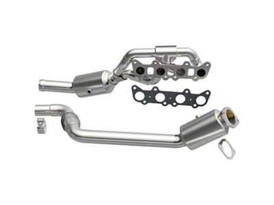 Magnaflow Direct-Fit Exhaust Manifold with Catalytic Converter; California Grade; Driver Side (15-20 Mustang GT)