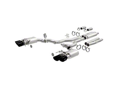 Magnaflow xMOD Series Cat-Back Exhaust with Carbon Fiber Tips (2024 Mustang GT Fastback w/ Active Exhaust, Dark Horse)