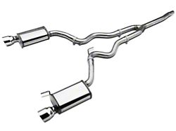 Magnaflow Street Series Cat-Back Exhaust System with Polished Tips (15-23 Mustang EcoBoost w/o Active Exhaust)