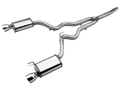 Magnaflow Street Series Cat-Back Exhaust System with Polished Tips (15-23 Mustang EcoBoost w/o Active Exhaust)