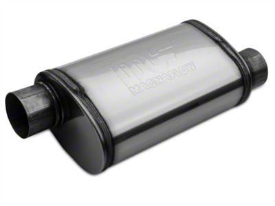 Magnaflow 5x8-Inch Oval Offset/Offset Straight-Through Performance Muffler; 3-Inch Inlet/3-Inch Outlet (Universal; Some Adaptation May Be Required)