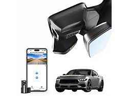 Mangoal Front 4K and Rear FHD Dash Cams with Sony STARVIS Sensor (24-26 Mustang)