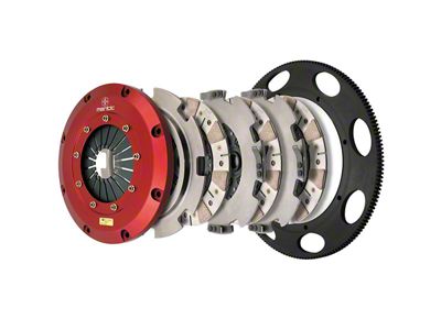 Mantic Clutch 9000 Series Triple Disc Ceremetallic Clutch Kit with Lightened Steel Flywheel; 26-Spline (09-13 Corvette C6 ZR1)