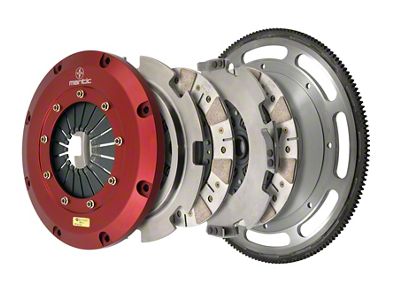 Mantic Clutch 9000 Series Twin Disc Ceremetallic Clutch Kit with 8-Bolt Flywheel; 10-Spline (96-10 Mustang GT, Cobra, Mach 1)