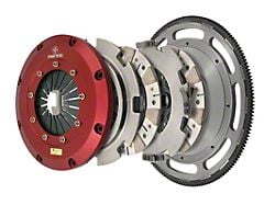 Mantic Clutch 9000 Series Twin Disc Organic Clutch Kit with 6-Bolt Flywheel; 10-Spline (96-04 Mustang GT, Cobra)