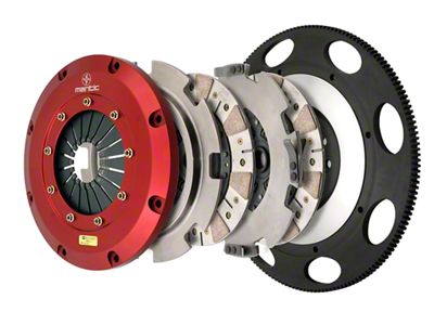 Mantic Clutch 9000 Series Twin Disc Organic Clutch Kit with 8-Bolt Flywheel; 26-Spline (79-93 5.0L Mustang)